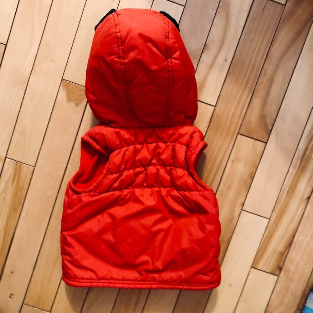 Disney Baby Minnie Mouse Fleece Lined Puffer Vest w/ 3D Ears Unisex 12-18 Mo - Picture 3 of 7